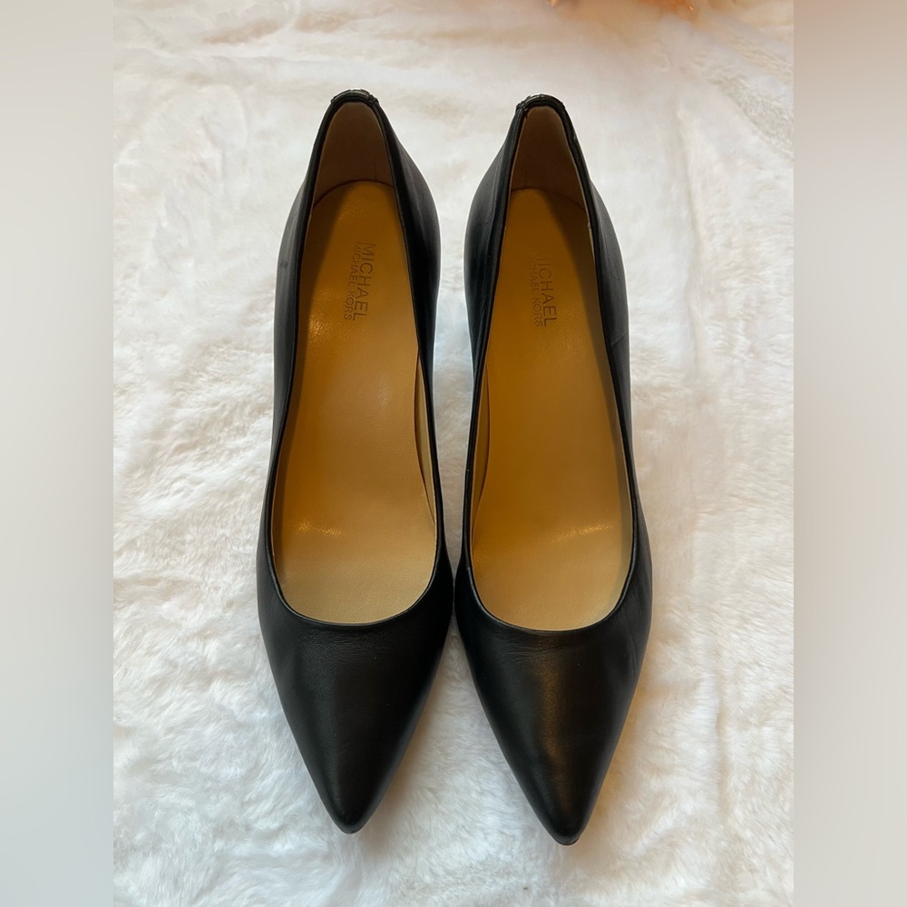 Michael Kors Black Leather Heels